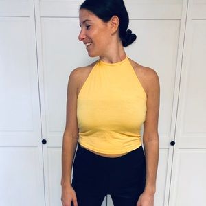 Yellow Halter Top